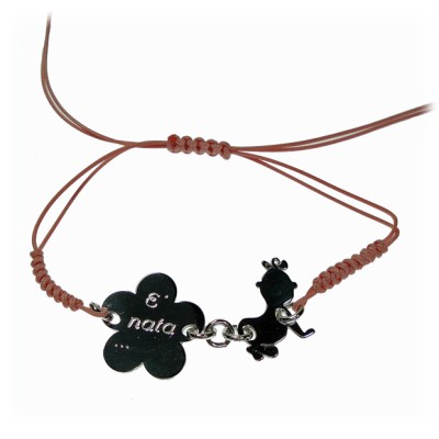 Bracciale tessuto My Family...