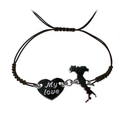 Bracciale tessuto My Family...