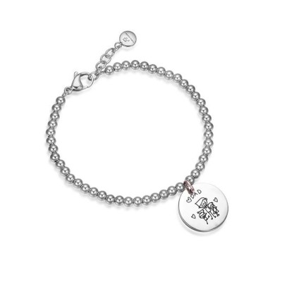 Bracciale unisex acciaio...