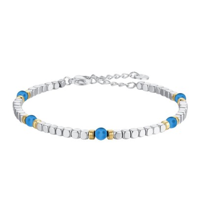 Bracciale uomo acciaio -...