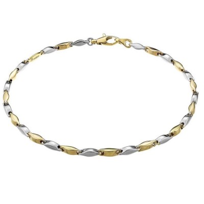 Bracciale uomo oro bianco e...