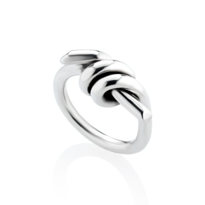 Anello donna argento nodo -...