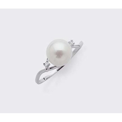 Anello donna oro bianco con...