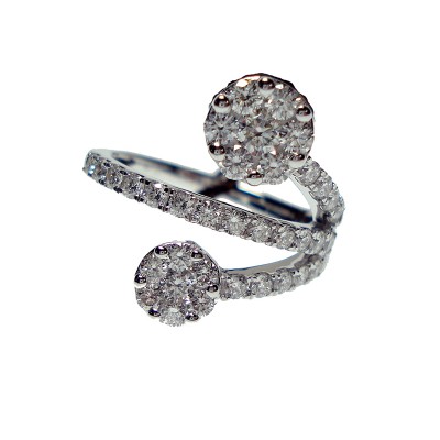 Anello donna oro bianco...