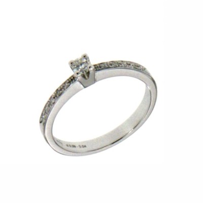 Anello donna oro bianco...