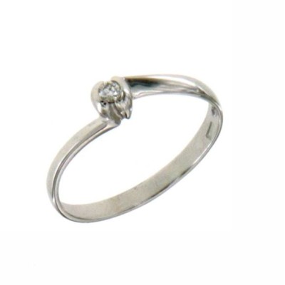 Anello donna oro bianco...