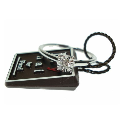 Anello donna oro bianco...