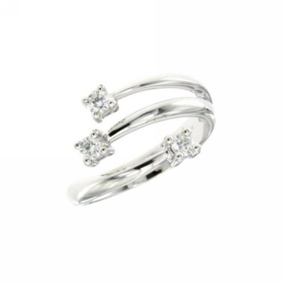 Anello donna oro bianco...