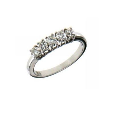 Anello donna oro bianco...