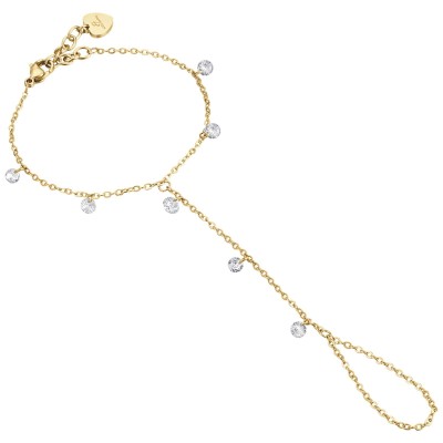 Baciamano donna acciaio...