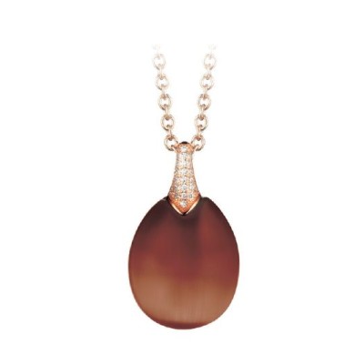 Collana donna argento rose...