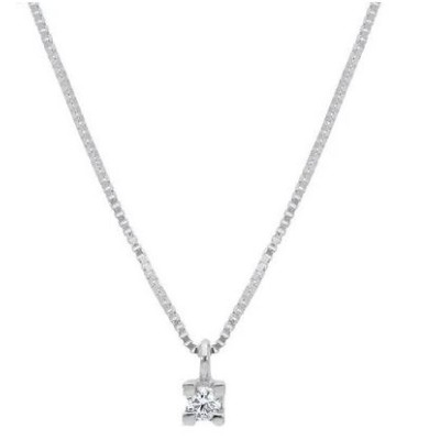 Collana donna oro bianco...