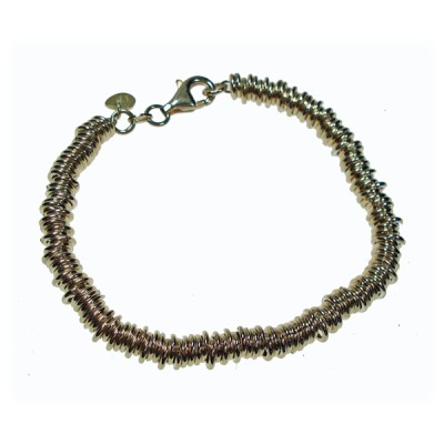 Bracciale argento dorato...