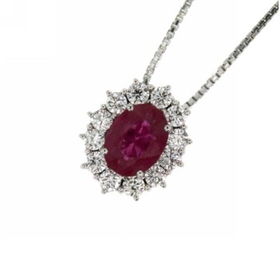 Collana donna oro bianco...