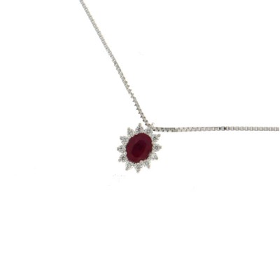 Collana donna oro bianco...