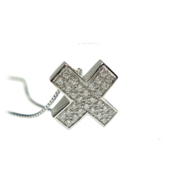 Collana donna oro bianco...