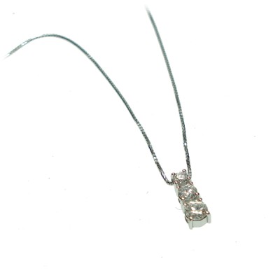 Collana donna oro bianco...