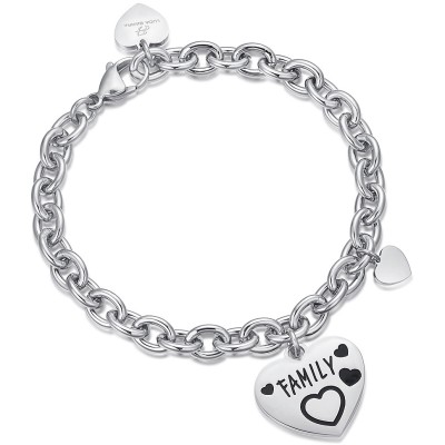 Bracciale donna acciaio...