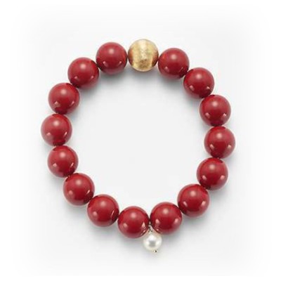 Bracciale elastico perle...