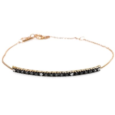 Bracciale mezzo tennis oro...