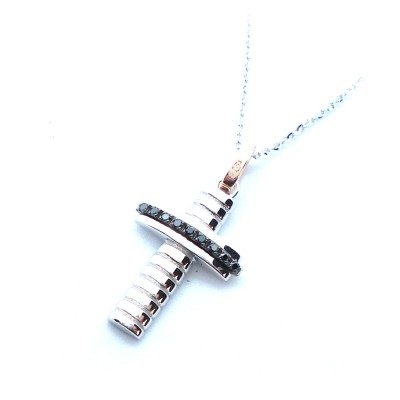 Collana uomo oro bianco...