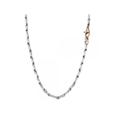 Collana uomo oro bianco e...