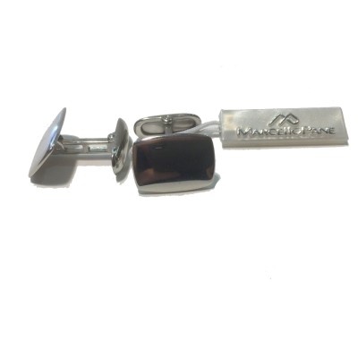 Coppia gemelli argento...