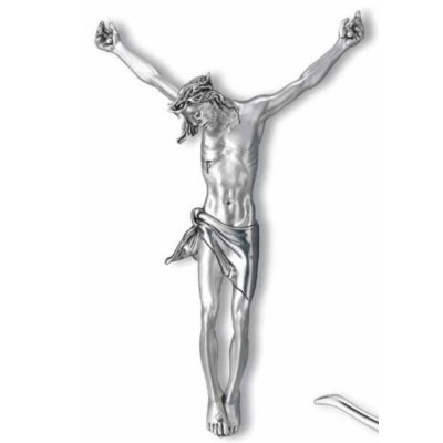 Crocefisso lam. argento cm....