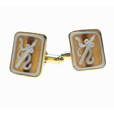 Gemelli argento gold con...