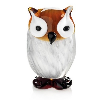 Gufo scultura in vetro cm....