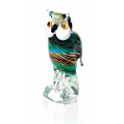 Gufo smeraldo scultura in...