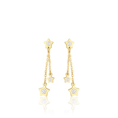 Orecchini acciaio dorato...