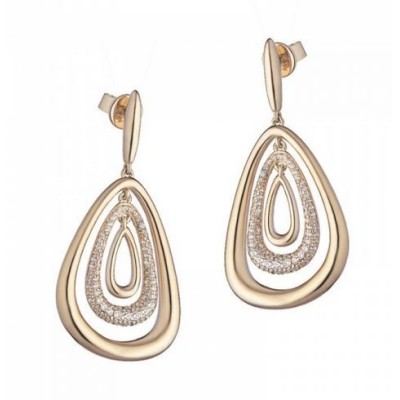Orecchini argento gold  con...