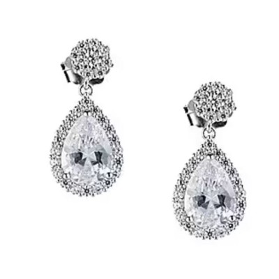 Orecchini Argento Zirconi -...