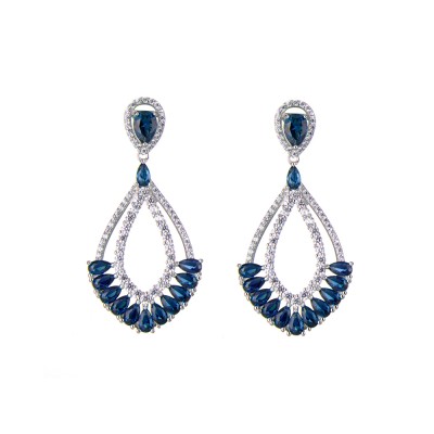 Orecchini Argento Zirconi...