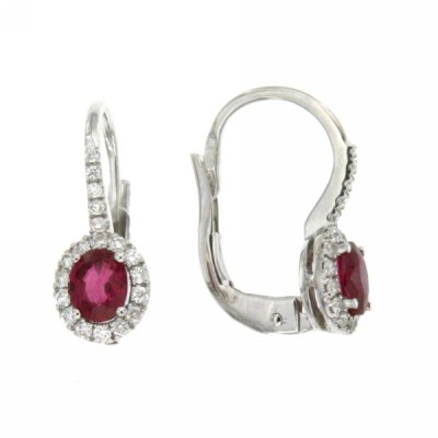 Orecchini donna oro bianco...