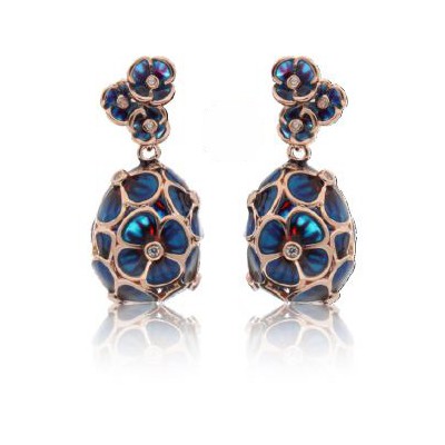 Orecchini ovetto argento...