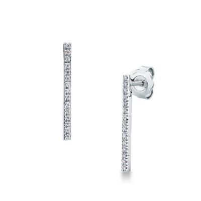 Orecchini Tennis oro bianco...