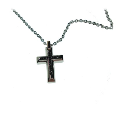 Pendente collana croce uomo...