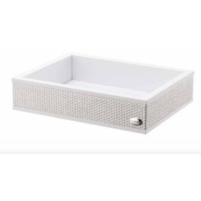 Svuotatasche Pelle bianca -...