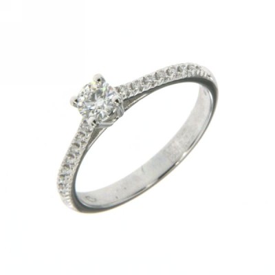 Anello donna oro bianco...
