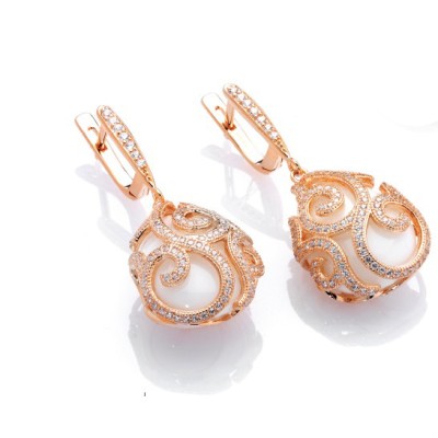 Orecchini argento rose gold...