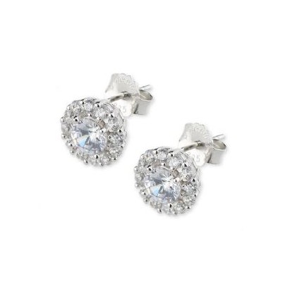 Orecchini Argento Zirconi -...