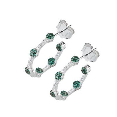 Orecchini Argento Zirconi...