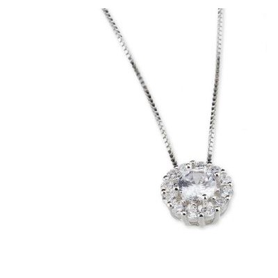 Collana Argento Zirconi -...