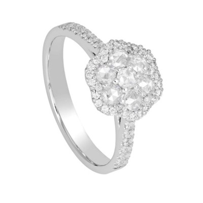 Anello donna oro bianco...