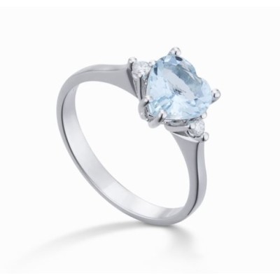 Anello donna oro bianco...