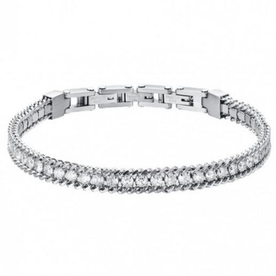 Bracciale uomo acciaio con...