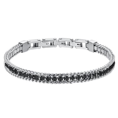 Bracciale uomo acciaio con...