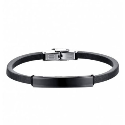 Bracciale uomo acciaio e...